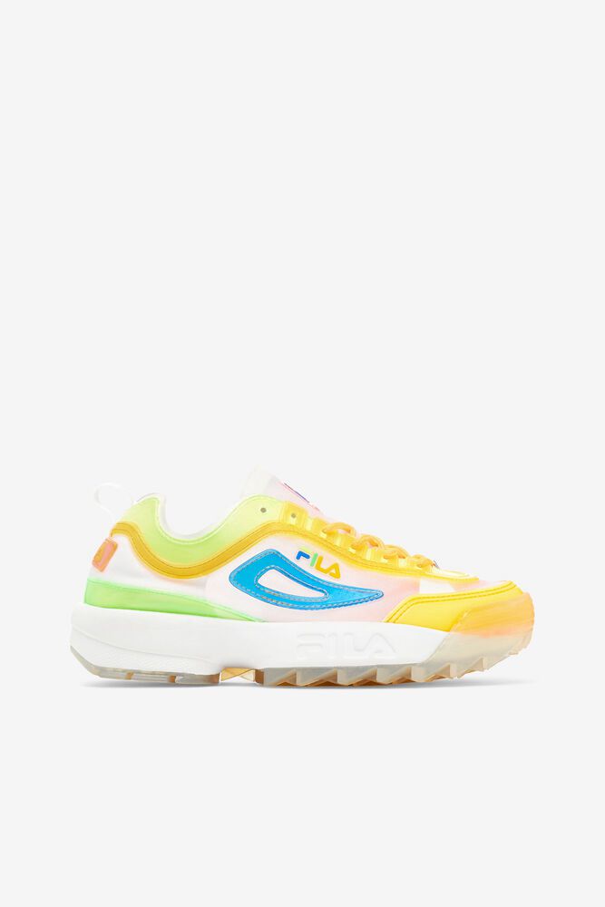 Fila Trainers Womens Yellow Disruptor 2 Tl - Ireland 12569-ZGUF